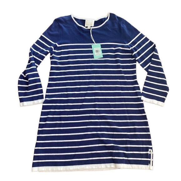 STS Sail to Sable Dress Nautical Stripe XL NWT - Picture 1 of 5